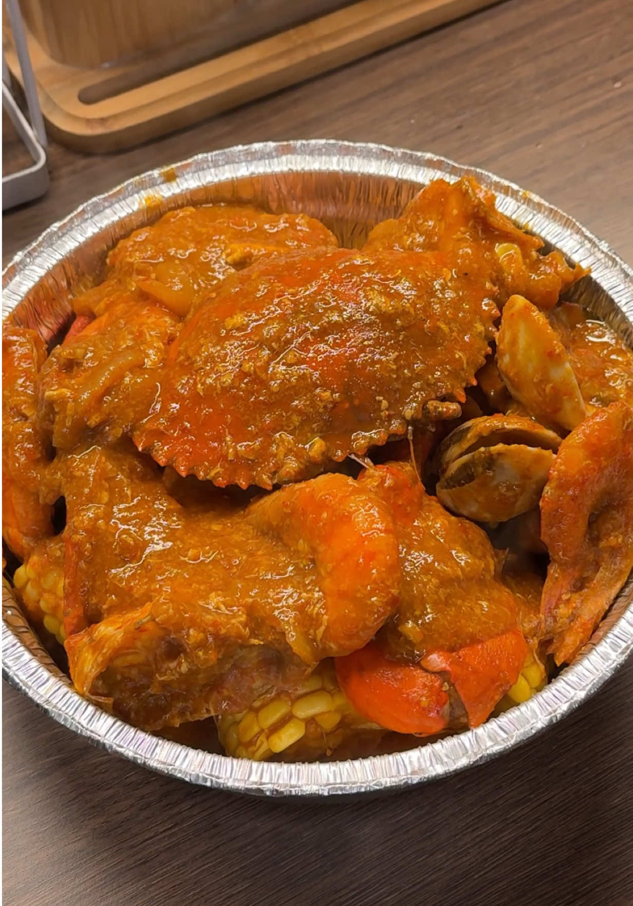 Seafood tumpah rumahan👌😋