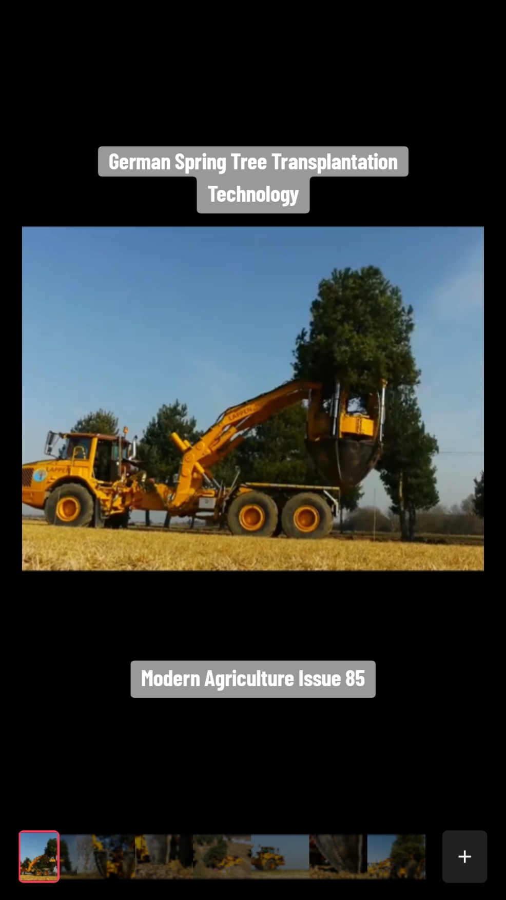 Episode 85 | German spring ploughing tree transplanting technology #modernagriculturalmachinery #springploughing #treetransplanting #smartagriculture 