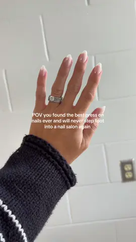 And they’re literally $9 and have lasted me a whole week so far !!! #pressonnails #nails #chromenails #nailsathome #nailcheck 