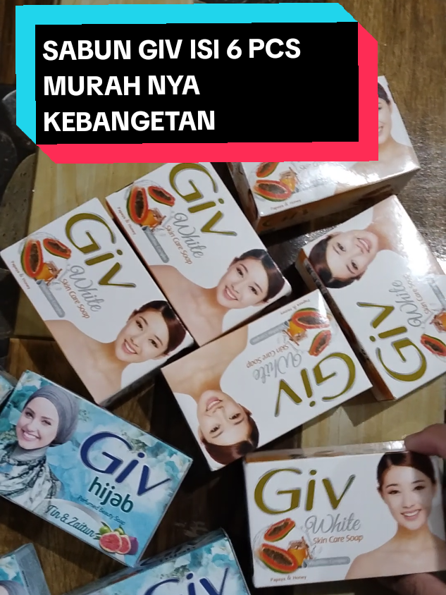 buat kalian nihh pas banget buat stok dirumah sabun GIV dgn varian dan harumnya#sabun murah mandi#sabunbatang6pcs #sabunGIV#fyp