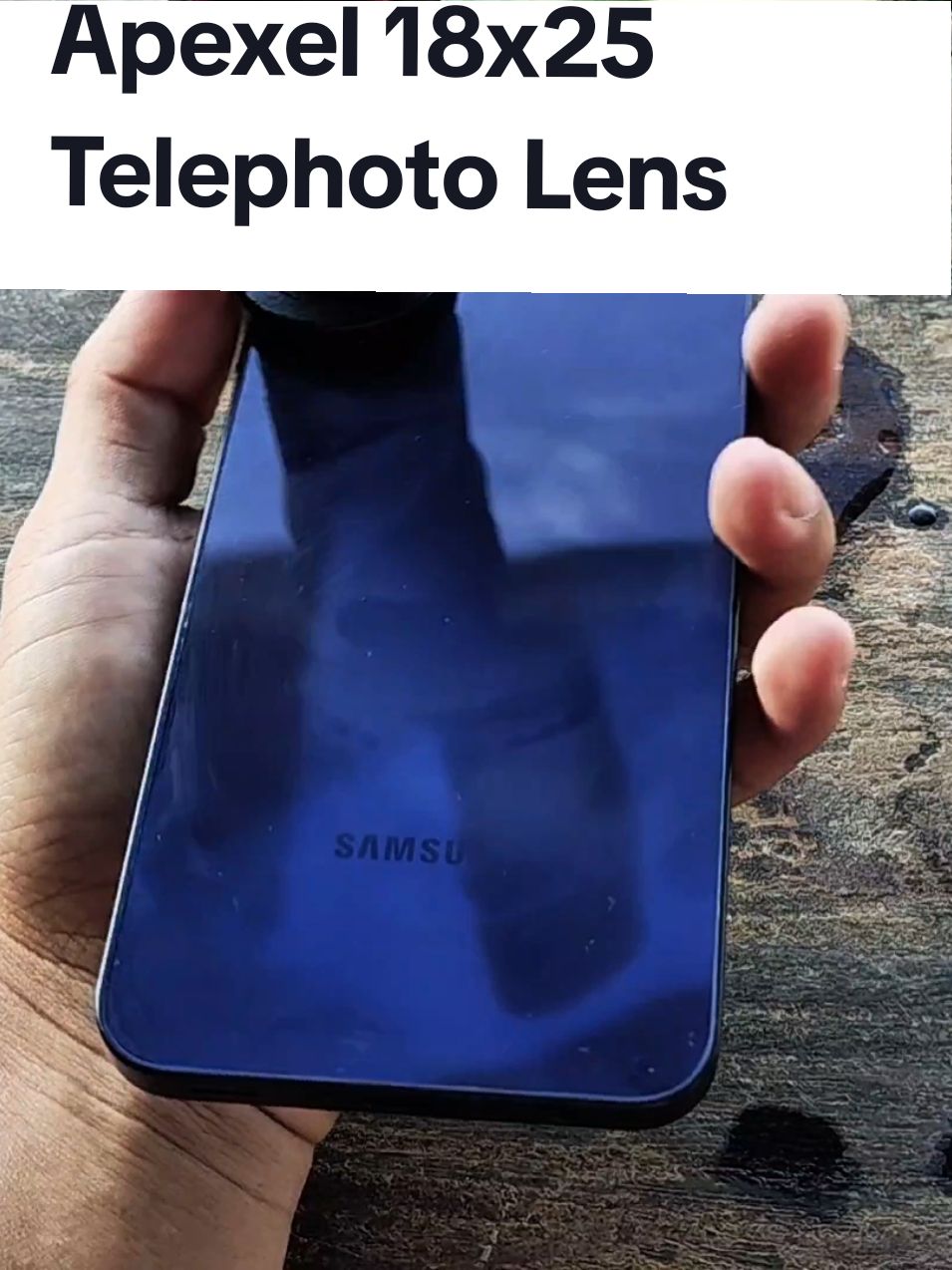 samsng A15 pala yung gamit ko dito + apexel 18x25 Monocular Zoom Lens #mobilelens #apexel18xzoom #fyp 