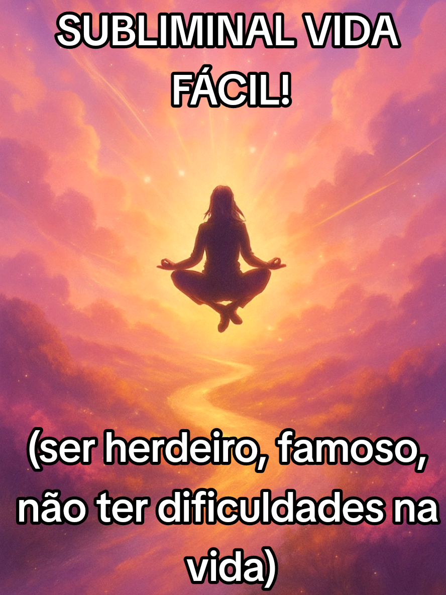 Subliminal VIDA FÁCIL! Vida sem dificuldades e extremamente gratificante #subliminal #subliminals 