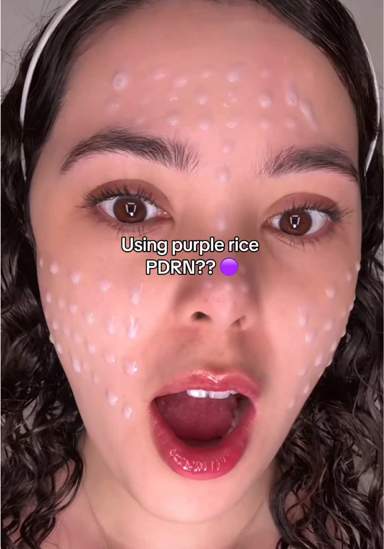 In a week with purple rice PDRN 😳💜 #pores #largepores #poreminimizer #poreserum #pdrn #texturedskin #riceskincare #eqqualberry #koreanskincare #kbeauty #skintok #fyp #fungalacne #glassskin #tiktokmademebuyit #acne @Eqqualberry 