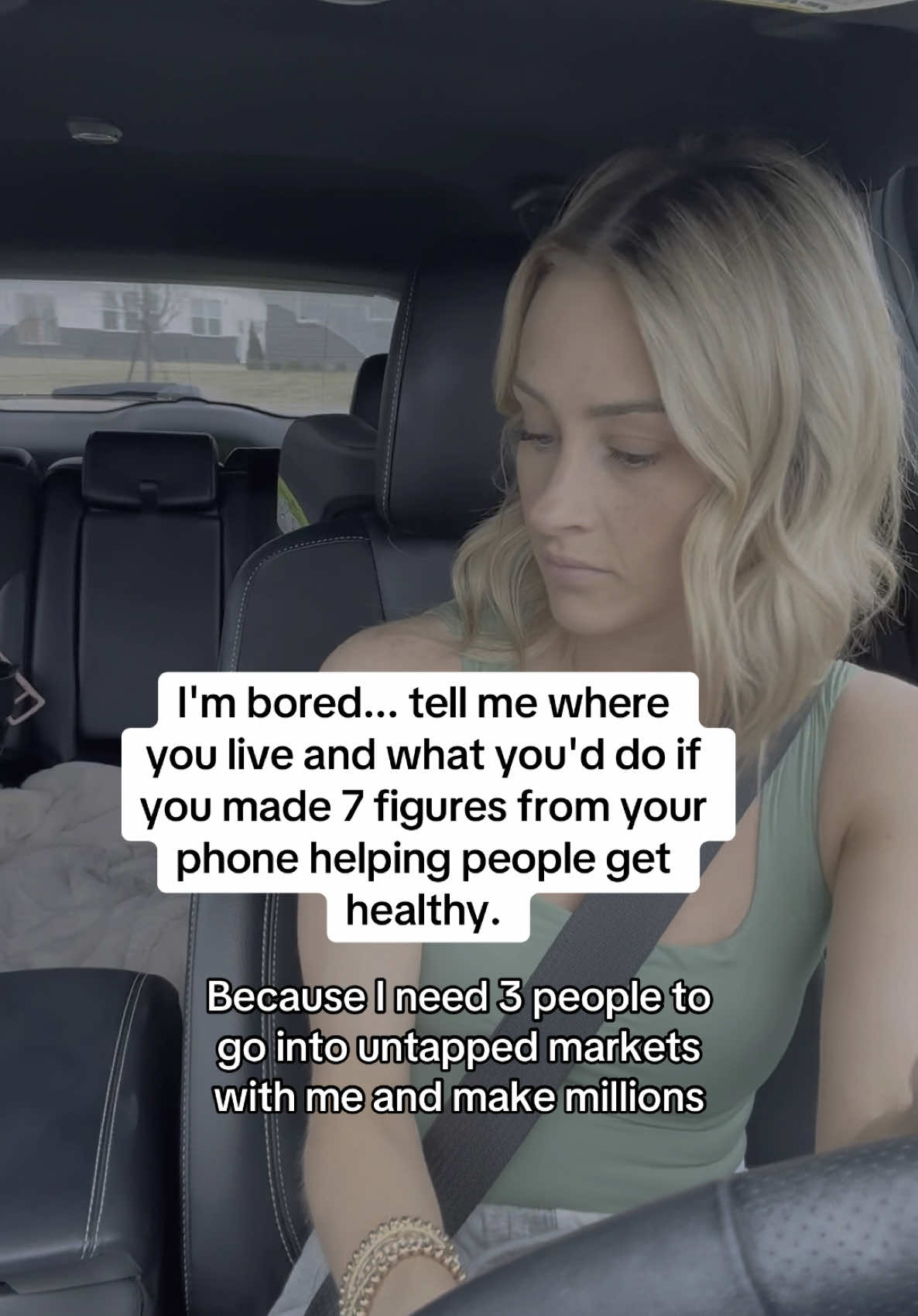 I’m serious, I’m ready to take 3 people into untapped markets and blow up a wellness business from your phone. I’ve seen it work, I’ve seen normal people make MILLIONS. Tell me what country you’re in and let’s make it happen 👏🏻👏🏻👏🏻 #momlife #momlifeiscrazy #workfromhomemom #salestips #wellnessblogger 