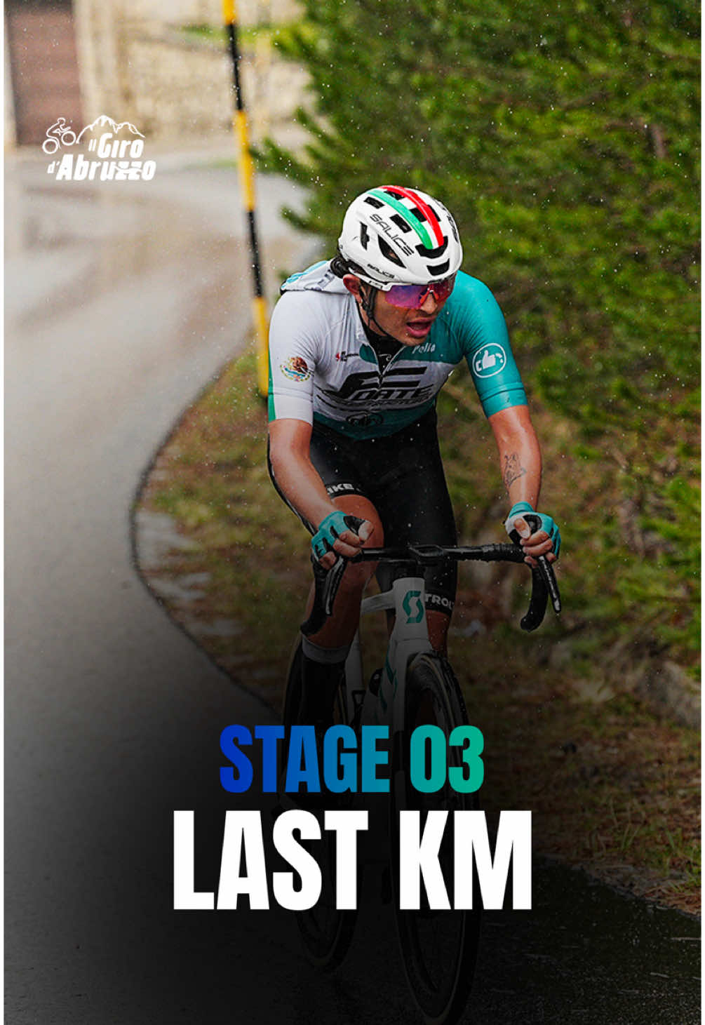 🔻 A wet and cold final ramp towards Roccaraso, for an unexpected winner! ⏪ The @Continental Ultimo Kilometro #ilgirodabruzzo #lastkm #cycling 