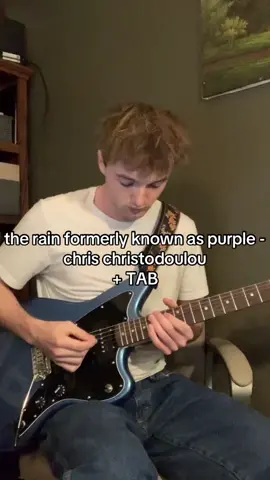i got a haircut #guitar #guitartok #riskofrain2 #chrischristodoulou #rock #prince #purplerain 