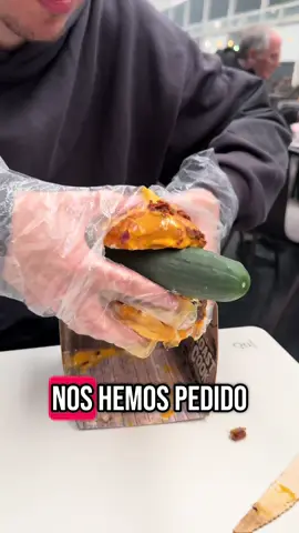 Burger Fest Coruña, la copia del Champions Burger 🍔🔥 #championsburger #coruña #burger #pepino 