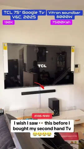 TCL 75” Google Tv. V6C 2025 Model #genuineelectronics #tcl75inch #tcl75 #tclinspiregreatness #tcl75inch 