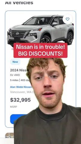 #nissan is gearing up to sell a lot of #cars … here’s why! #caredge #buyingacar #carbuyingtips #carbuying #buyingacartip #buyacar #carbuyingadvice #carbuyinghelp #cartok #cardealershiptiktok #cardealers #cardealer #cardealership 