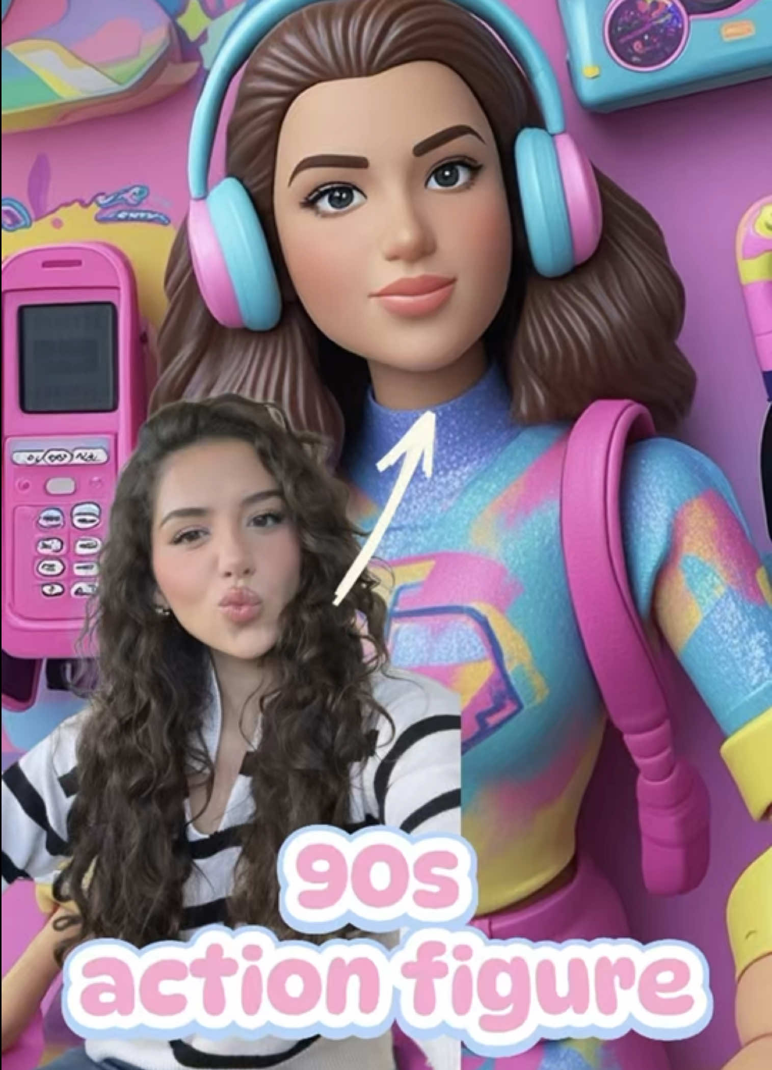 Make your own 90s action figure with this template 🤩🫶 ⚠️This is not me, it‘s just an example for my templates. —>Pinterest Transform yourself into a 90s action figure. Please use and share ♥️ #actionfigures #90s #figure #90skid #90skids #hiphop #colorful #doll #CapCut #template #trend #fy #trending #viral