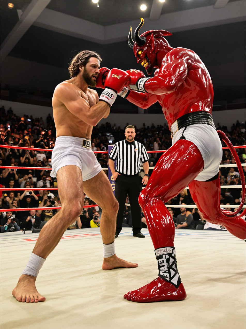Jesus ist King #jesus #viral #boxing #devil #jesuslovesyou #sport #mma #explore #reels #viralvideos #crowd #foryou #fyp #fy #jesusisking 