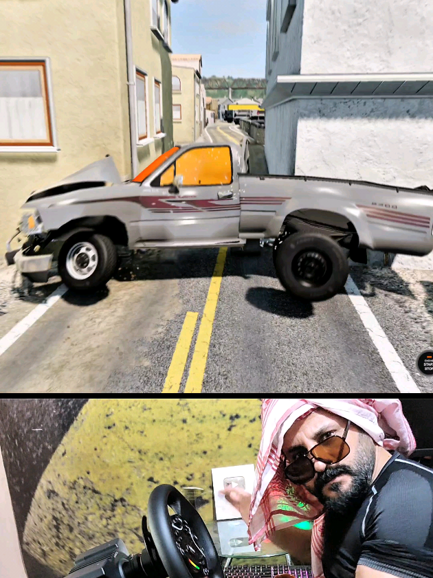 TOYOTA Hilux Drifting Beamng drive  #toyota #hilux #beamngdrive #drift #تفحيط #هجوله 