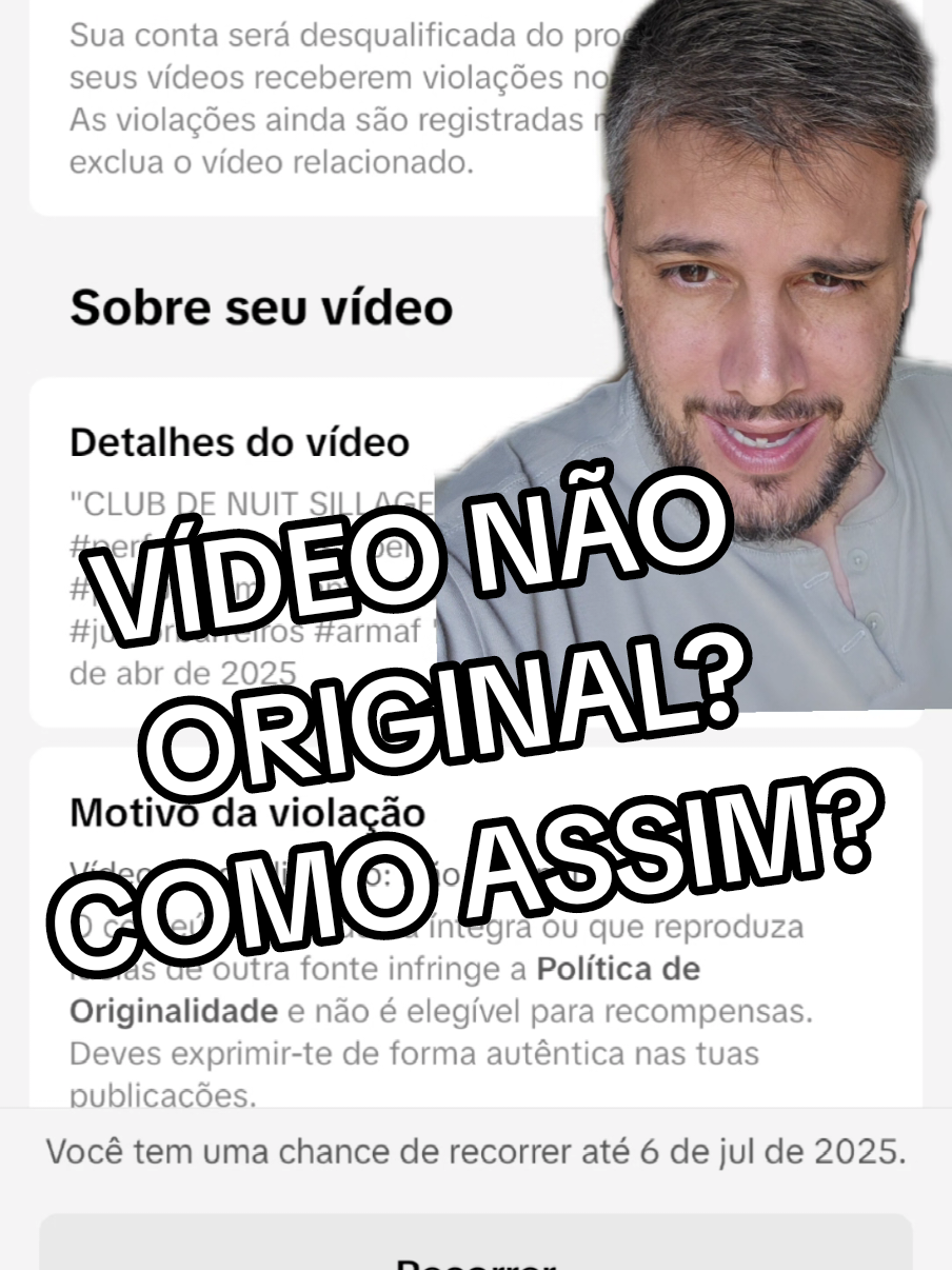NÃO SEI MAIS O QUE FAZER ...MEUS PRÓPRIOS VÍDEOS ESTÃO SENDO DESQUALIFICADOS NO TIK TOK POR DIZEREM QUE 
