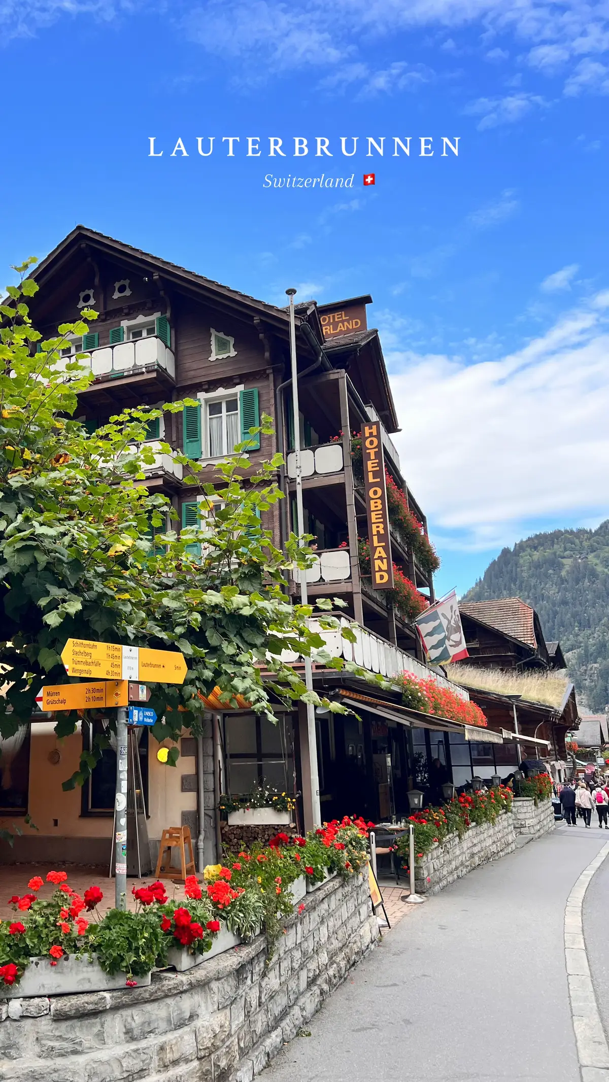 POV: You just stepped into a Swiss postcard 🇨🇭🤍#lauterbrunnen #swiss #travel 