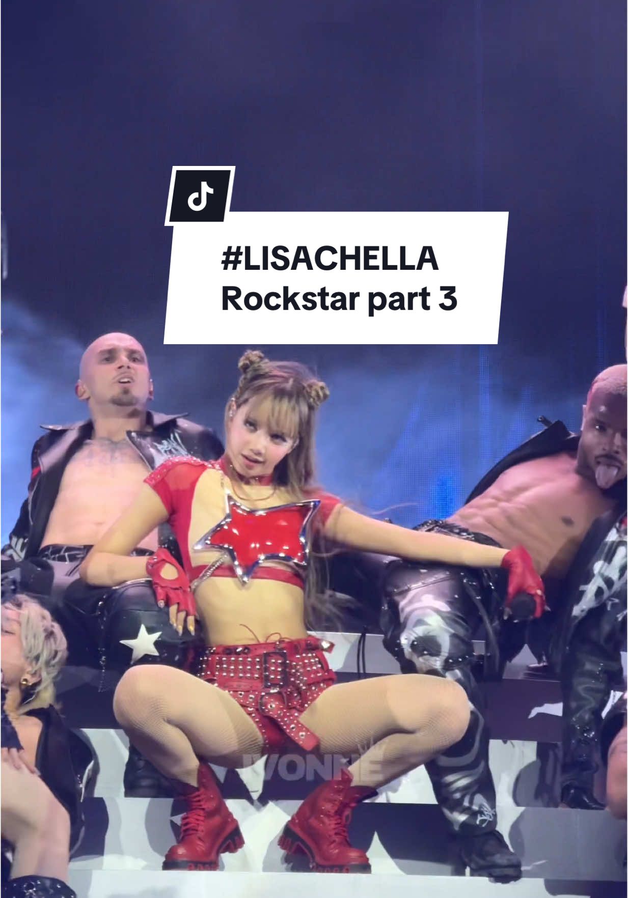 Lisa performing at Coachella 2025 - Rockstar part 3 #LISA #Coachella #lisablackpink #lisamanobanblackpink #lisaxcoachella2025  #Coachella2025 #LISAxAlterEgo #LISACHELLA @LISA  