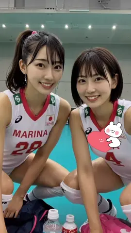 Just a little wiggle to boost the vibes(video from my IG) 長谷川まりな Marina Hasegawa #beautifulathlete #volleyball #バレーボール #atleta #atlet