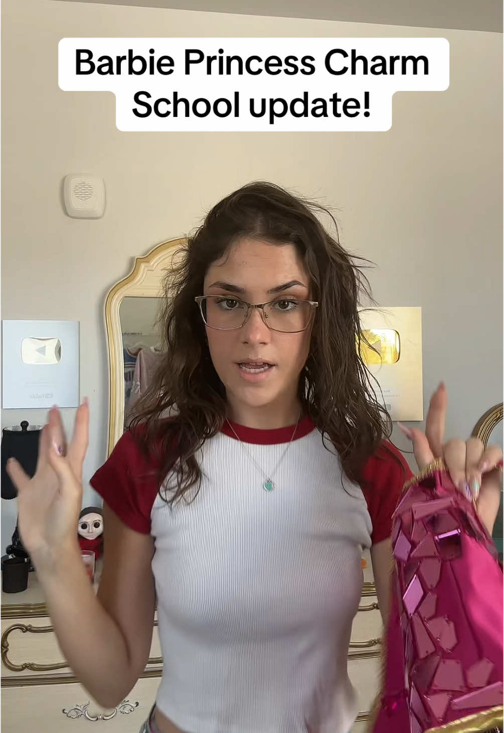 Barbie charm school dress update! Really want to finish this and get it sold! #barbiecharmschool #barbiedress #princesscharmschool 