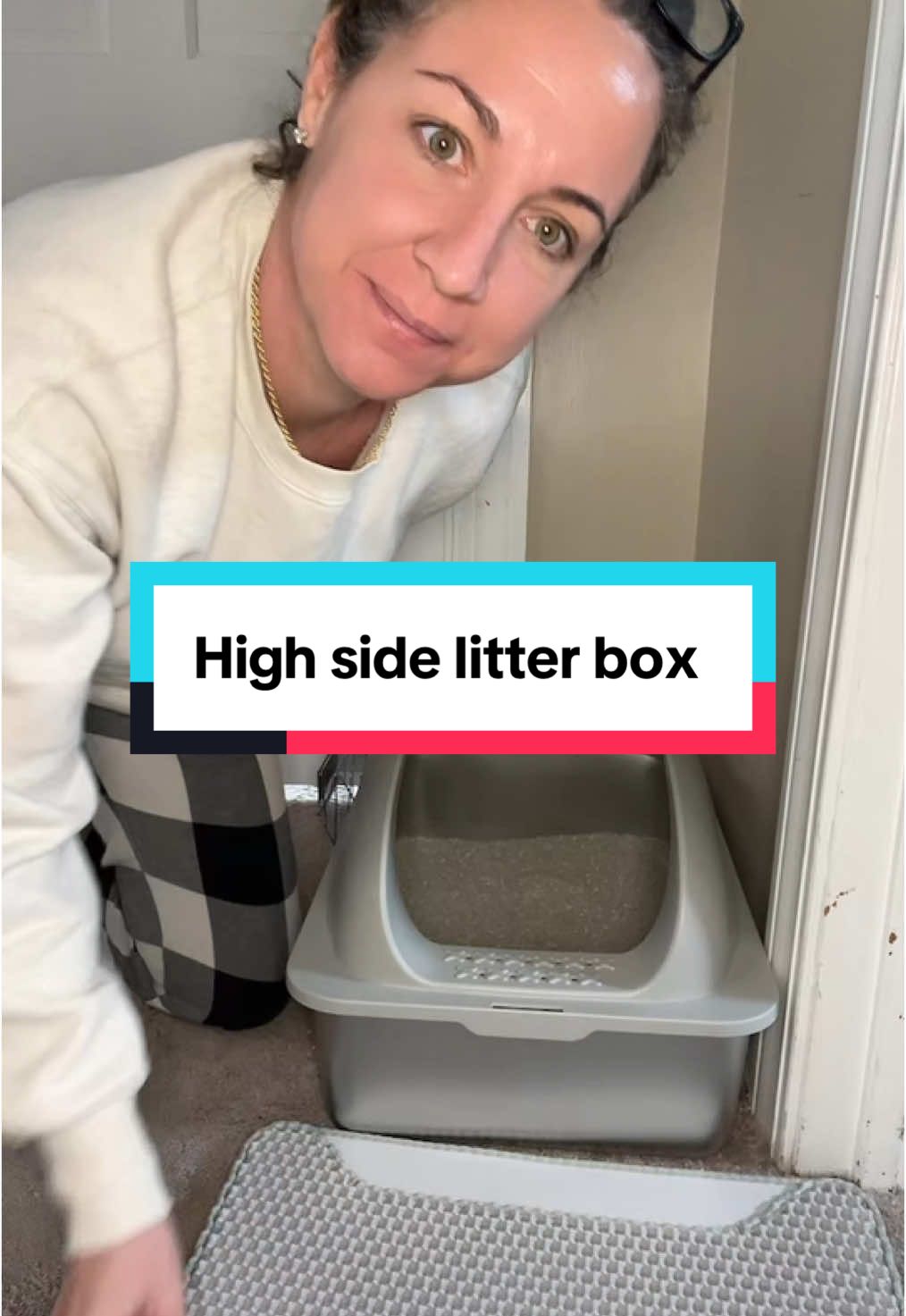 Tired of sweeping up litter every day? This high-sided stainless steel box is the game-changer my cat and my floors needed. #catmom #catdad #stainlesssteellitterbox #cattips #cattok #litterbox #catlover #tiktokmademebuyit #tiktokpets 
