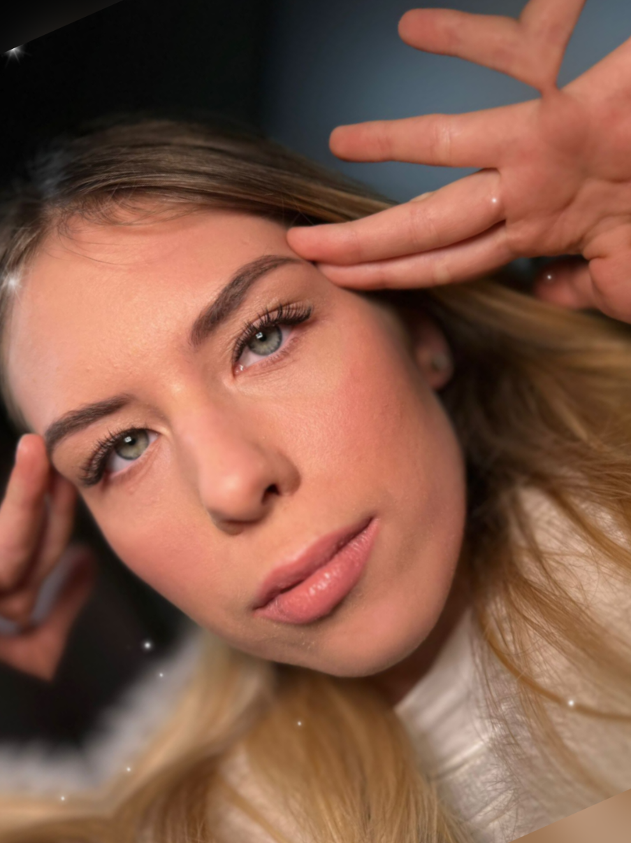 natural lashes  wet look