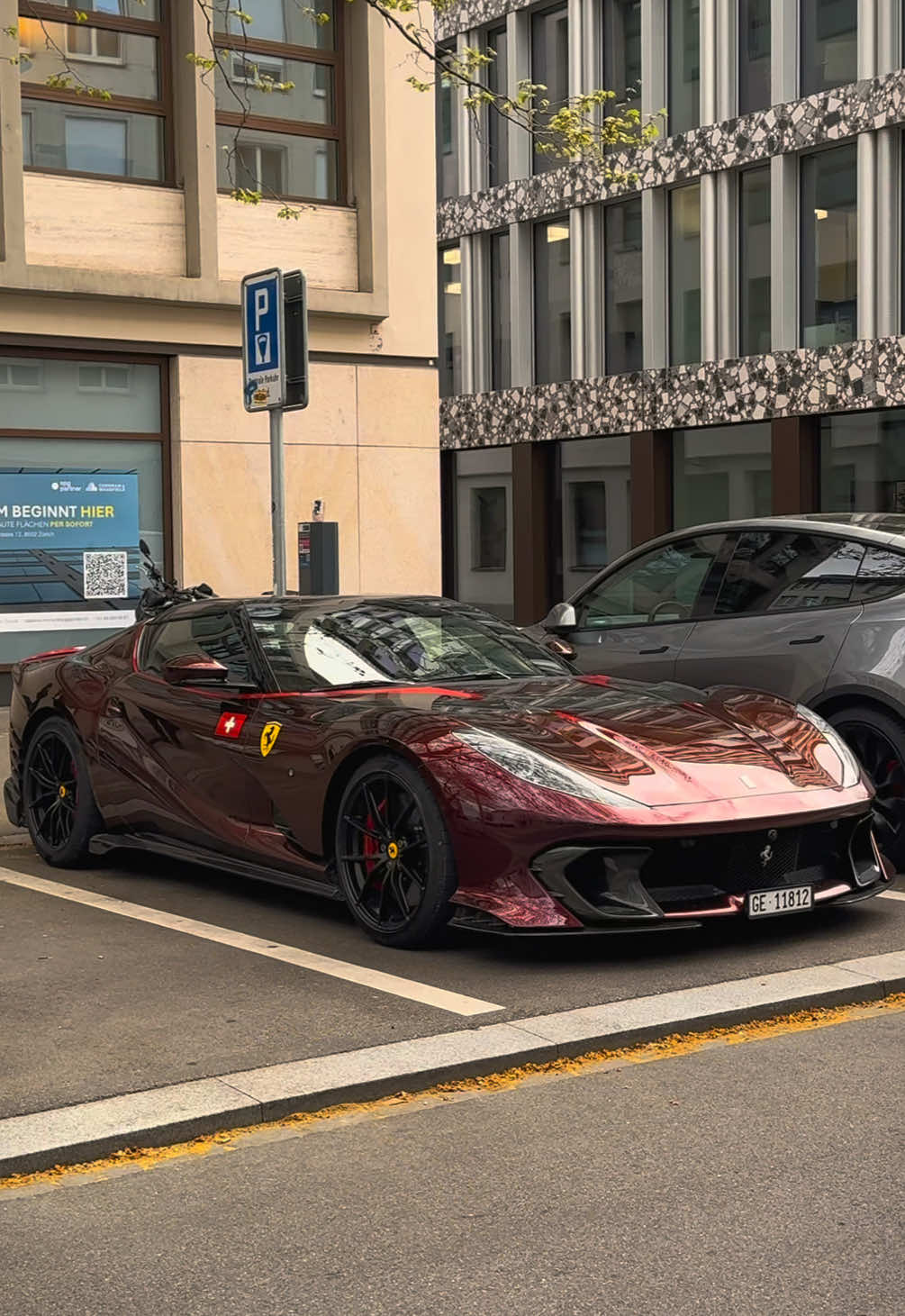 Ferrari 812 Competizione A 🤩| #zürich #zürichcarspotting #carspotting #cars #carsofzurich #zurich #zurichcars #ferrari #ferrari812competizione #ferrari812competizioneaperta #ferrari812comp #ferrari812 