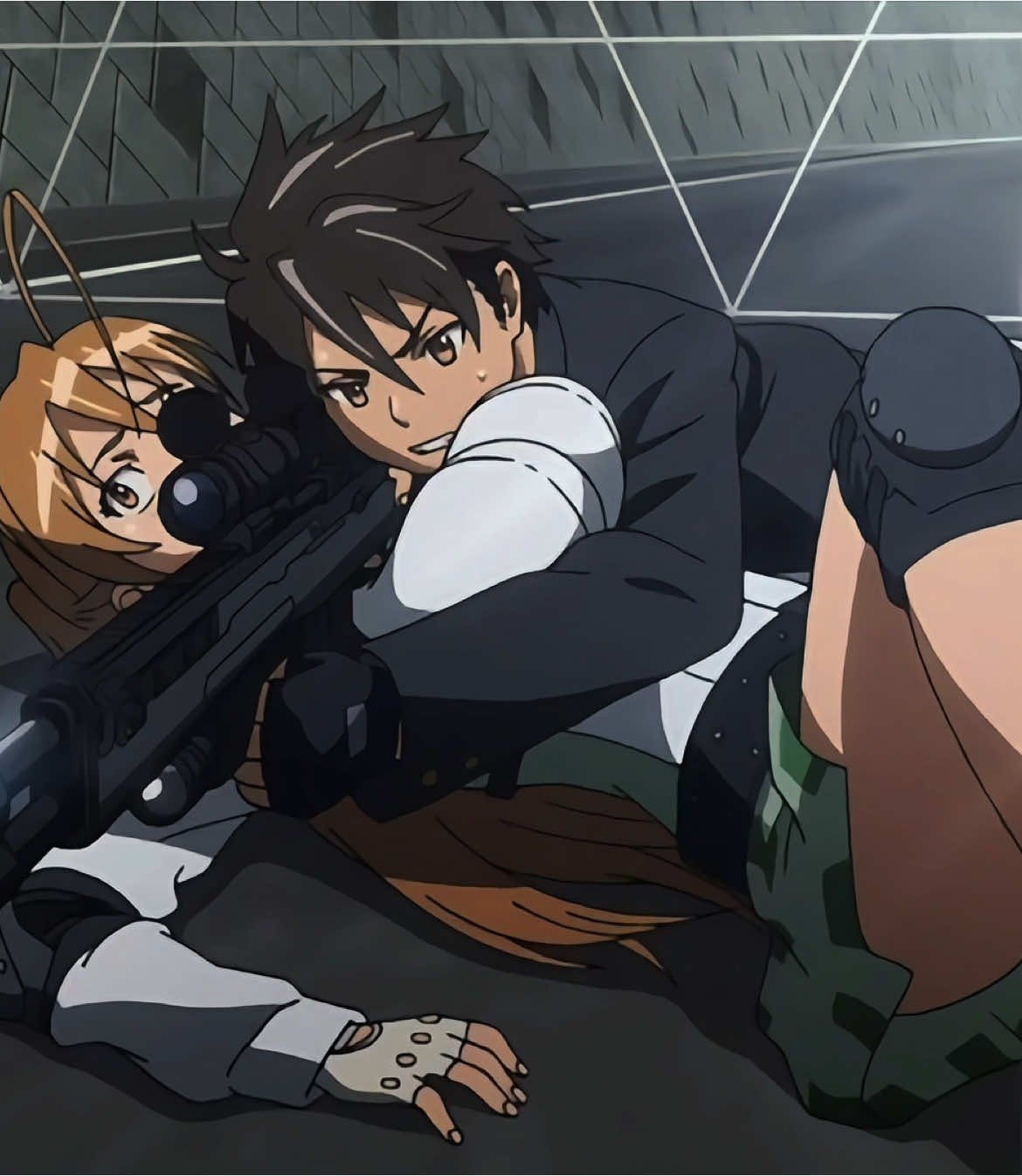 Sniper scene was absolute cinema || #highschoolofthedead #highschoolofthedeadedit #highschoolofthedeadedits #takashikomuro #anime #animeedit 