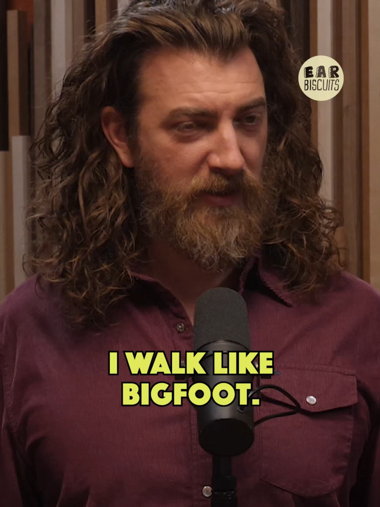 That's not Bigfoot, that's just Rhett. #EarBiscuits #Bigfoot