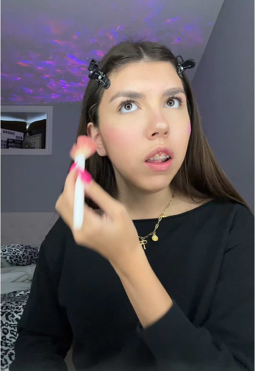 GRWM for school #grwm #makeup #school #fyp #xyzcba #realisticgrwm #viral_video #foryoupage #funny 