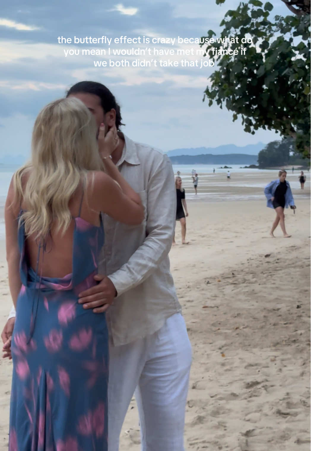 Biagio & I are from different countries so the chances of us meeting were next to none. But we both took a job that led us to each other and the rest is history 🥹🫶🏼 #soulmates #engagement #butterflyeffect #fate #loveyou #lovestory #relationshipgoals #proposalvideo #Relationship #longdistancerelationship #internationalcouple 