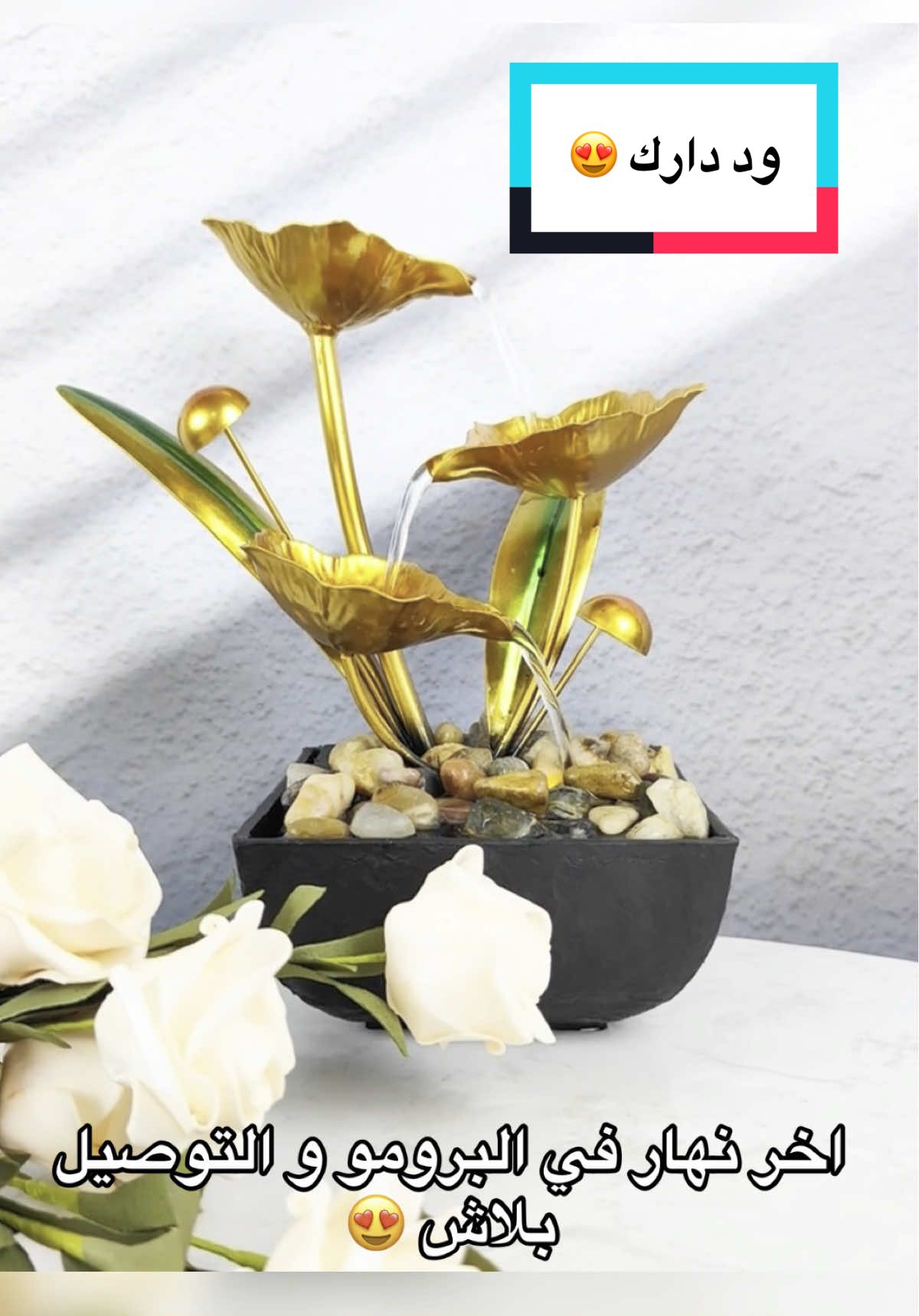 Fontaine Magic ♥️ #maison #tunisia🇹🇳 #تونس_المغرب_الجزائر #fypシ゚viral #deco #decoration #decotunisie #fyp #الشعب_الصيني_ماله_حل😂😂 #homedecor 