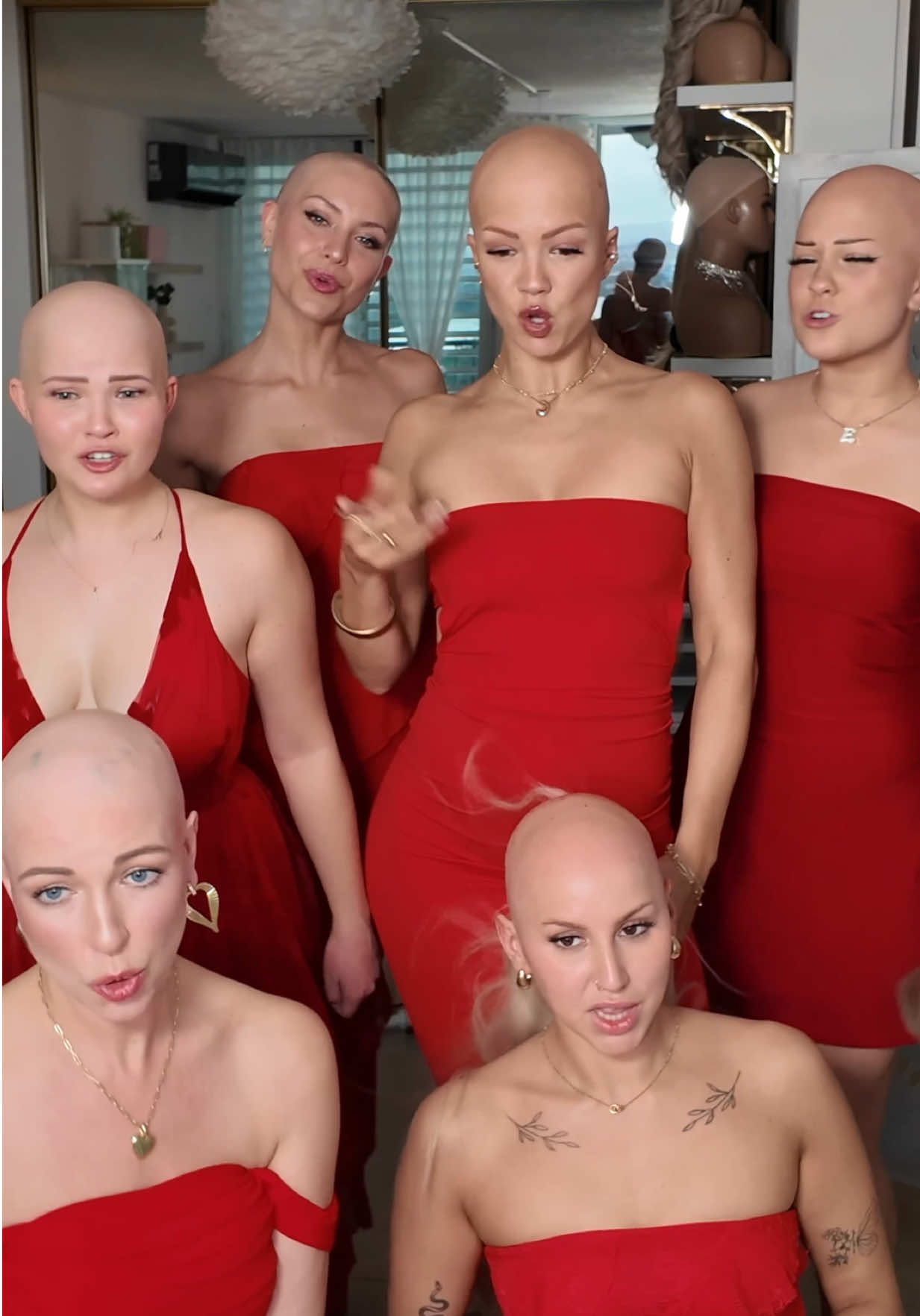 I posted a new Youtube video yesterday about my trip Puerto Rico with these AMAZING girls who have Alopecia just like me❤️ we flew in to do a photo shoot with @Jadora Secret and it was such an amazing trip🙌🏻 LET ME KNOW WHAT YOU GUYS THINK OF THE VIDEO!!!! #alopecia #alopecianbeauty #alopeciaawareness #wig #wigs #makeup @theartofalopecia @Alexyoumazzo @Christie Val @Liane @Chloe Beau 