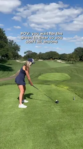 When you wait for the green to clear ⛳😂 #golf #golfswing #funny