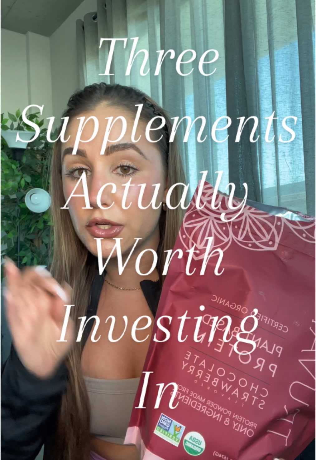 The top 3 supplements that are actually worth investing in!!  Protein powder, collagen peptides, and creatine! #DailySupplements #SupplementsThatWork #WellnessRoutine #FitnessSupplements #HealthyHabits #DailyWellness @Truvani  #truvani #truvanipartner 