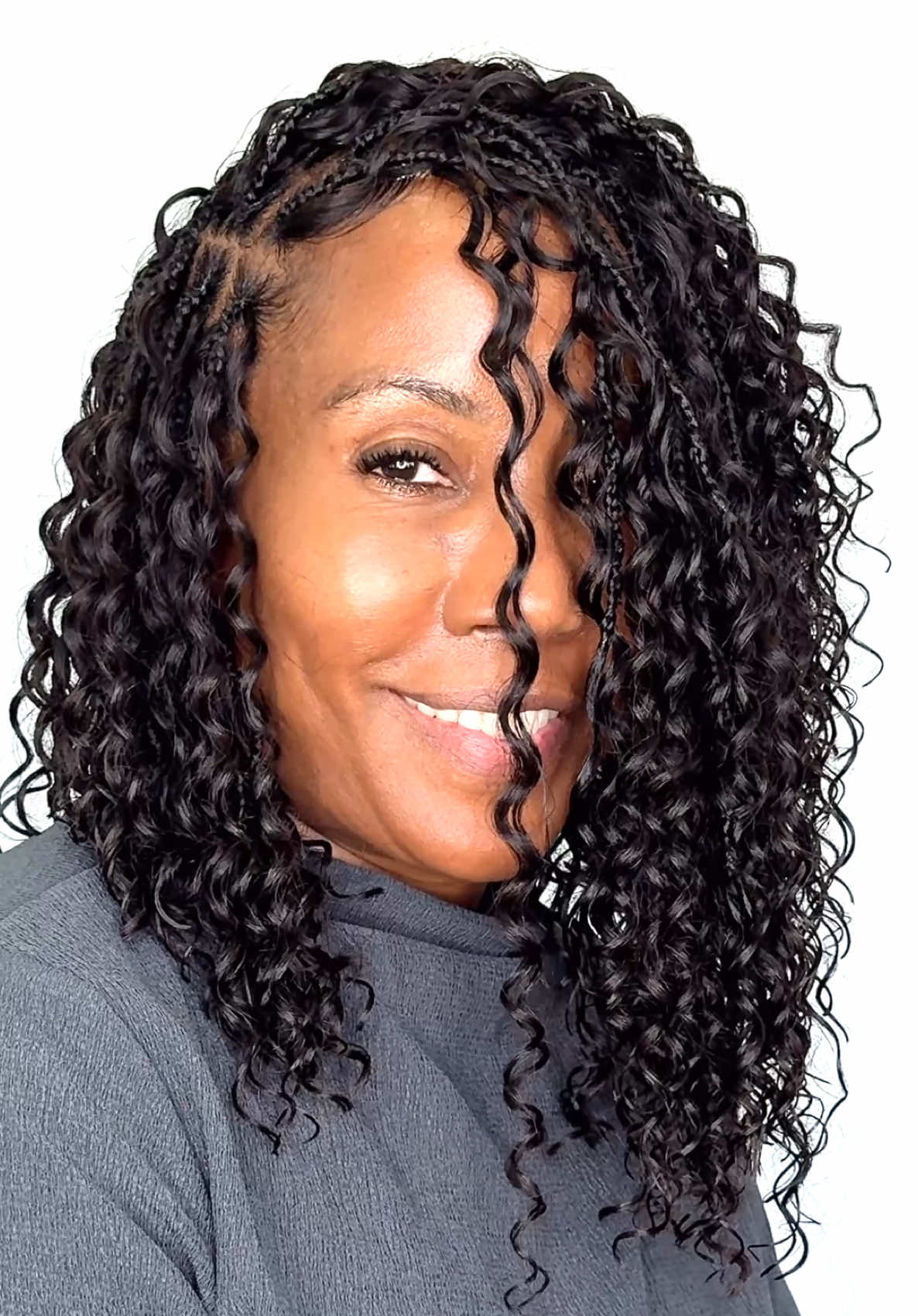 Goddess Bob HUMAN HAIR 🖤 #braids #goddessbraids #nycbraider