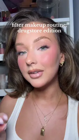 here come the filter allegations 🙄 no but for real… all drugstore? We love affordable makeup routines 🤭 #makeup #drugstoremakeup #MakeupRoutine #beauty #affordablemakeup 