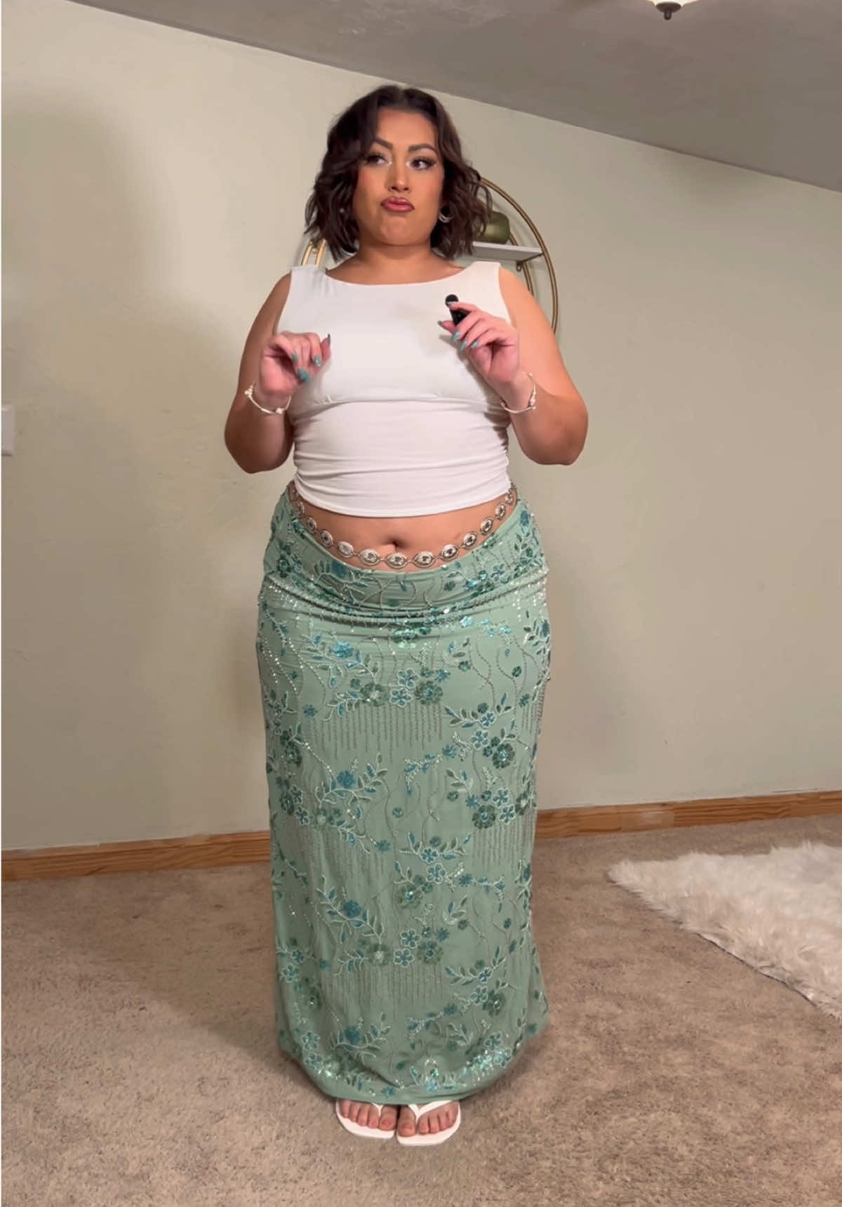 belly out all summer long☀️🍉✨ outfit will be on my LTK angels! More plus size summer outfit ideas coming soon. #haul #grwm #plussizefashion #outfits #outfitinspo #OOTD #outfitideas #skirtoutfits 