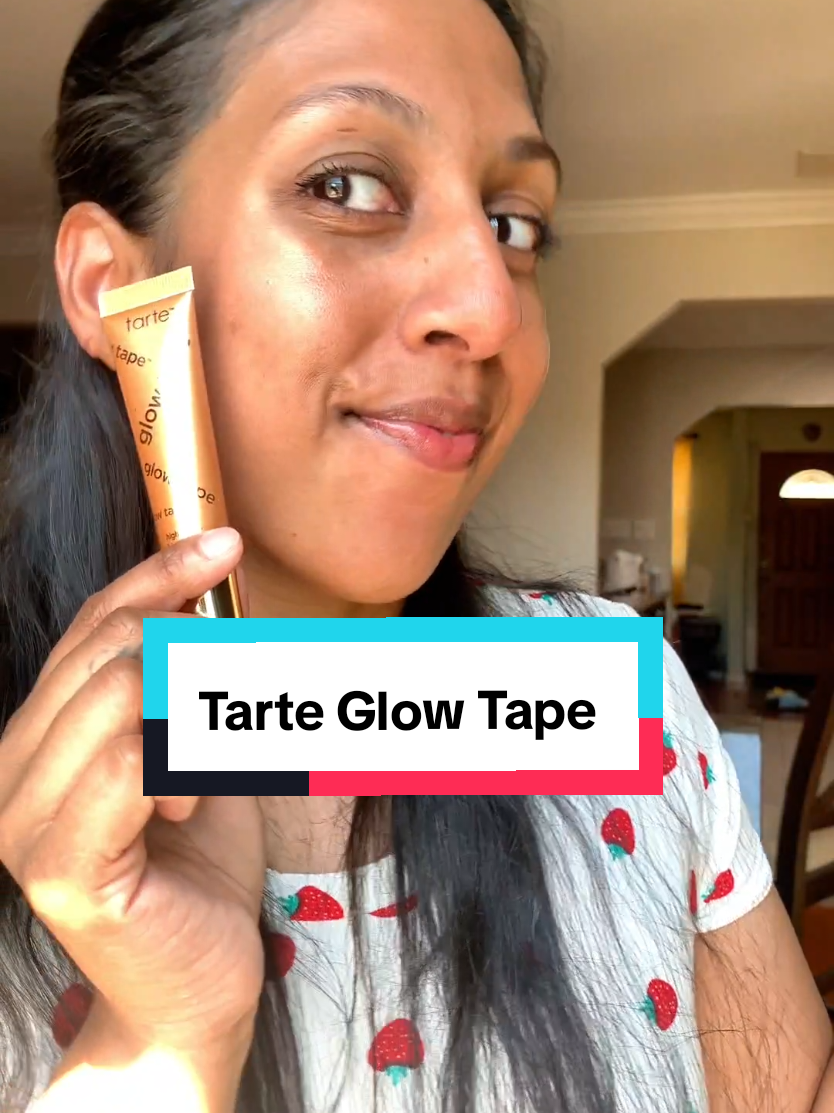 Why didn’t y’all tell me....👀 That @tarte cosmetics  Glow Tape in Amber Glow was THIS good?? 😩 I’ve been out here lookin’ like a disco ball or a dusty donut… but THIS ❗️❗️ It’s giving melanin-rich, glazed-doughnut energy—but classy ✨️ ✖️ No ash. ✖️ No glitter chunks.  Just rich auntie glow 💅🏽 TikTok Shop said: add to cart, sis! 🛒👇 #browngirlmakeup  #melaninmagic  #tarteglowtape  #tiktokshopmusthaves  #blackgirlmakeup  #glowyskin #dewymakeup  #makeupformelaningirls  #makeuptok  #tartecosmetics 