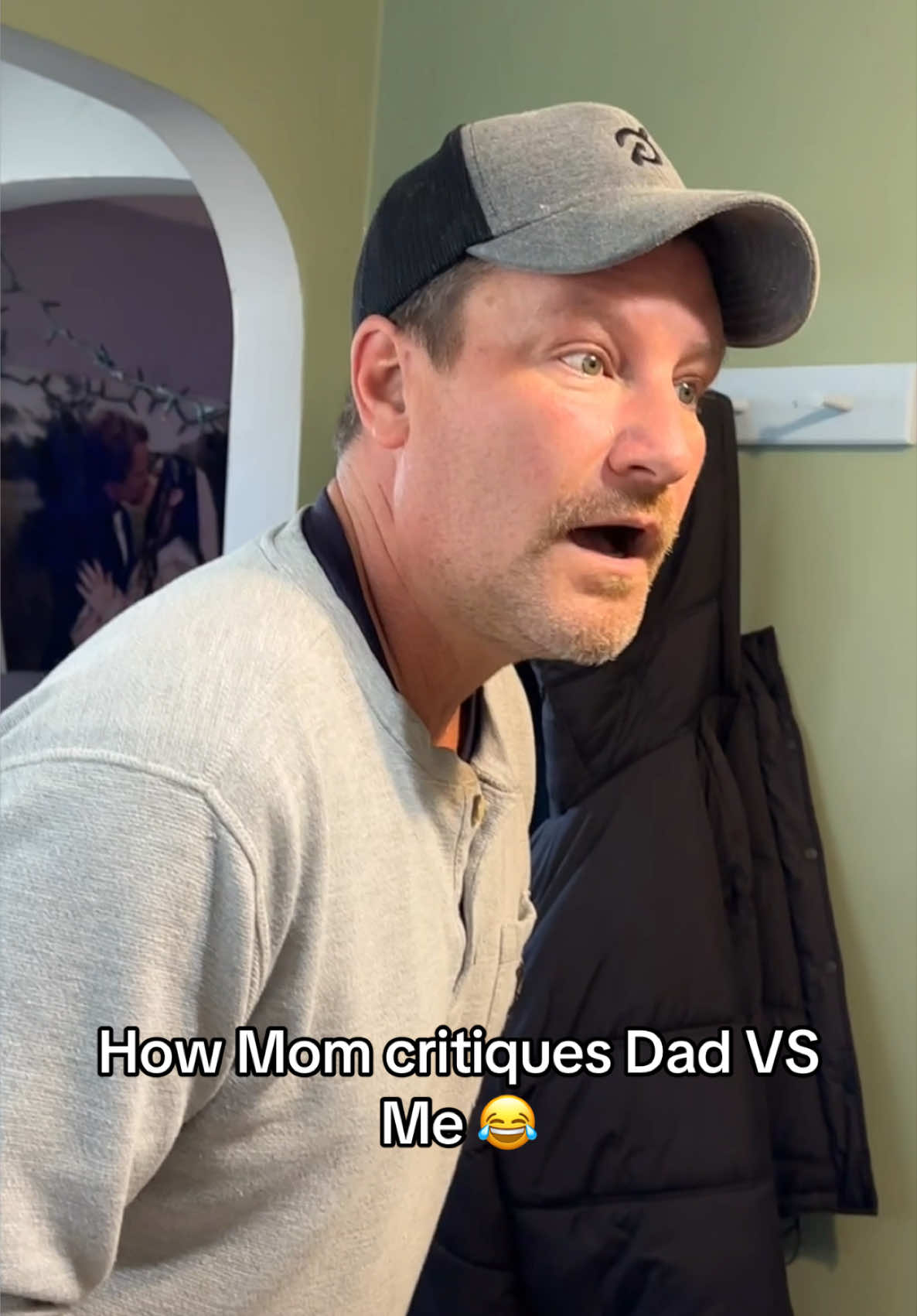 How Mom critiques Dad VS Me. #mom #dad #relatable #reaction #family #comedy #funny #husbandwife #marriage #relationships #drama #dadlife #dadsbelike #dadjokes #dadsoftiktok #foryou #fyp #trend #trending #this #original 