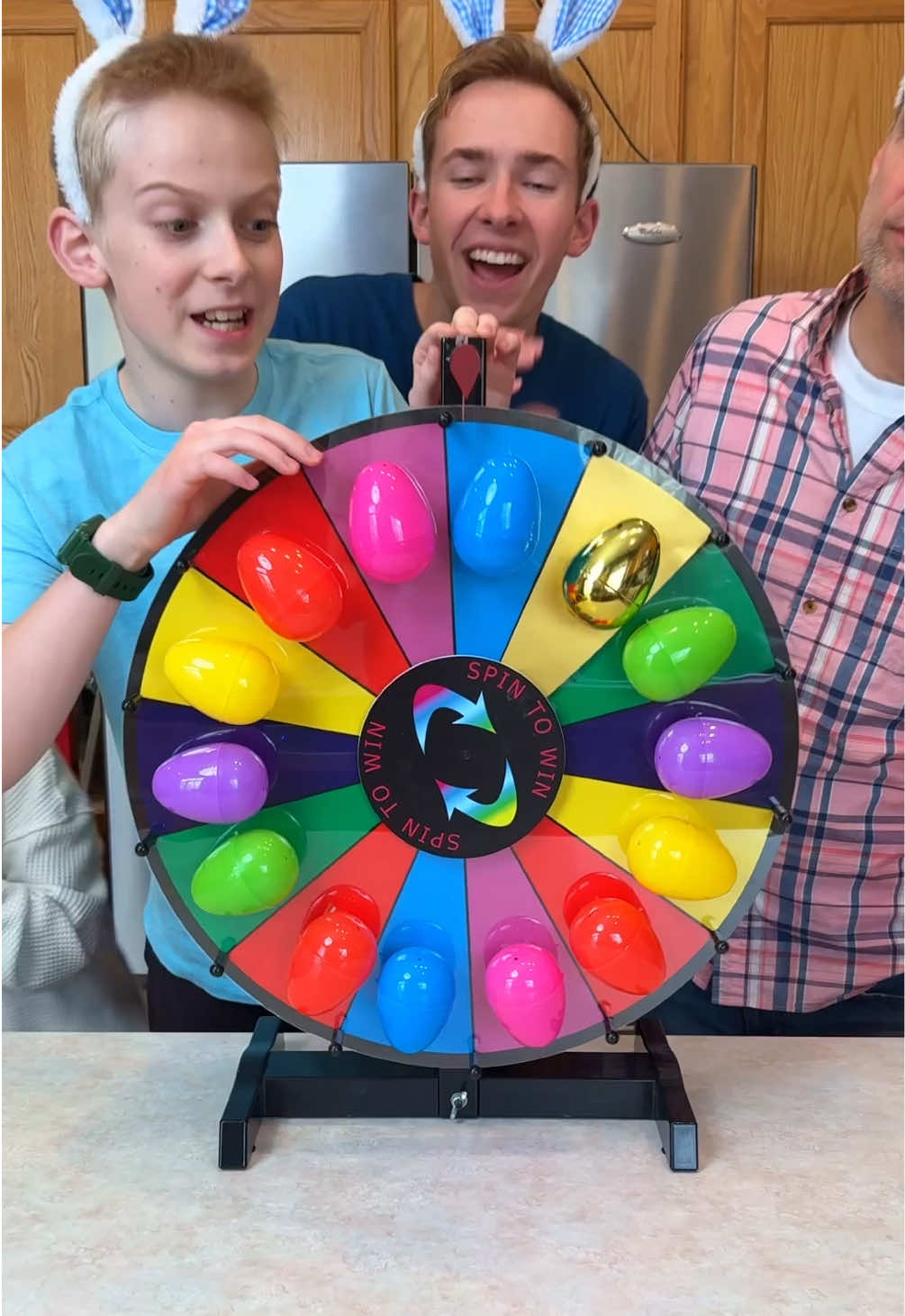 Spin the Wheel of Easter Eggs! 💰 #game #challenge #egg #easter #family 