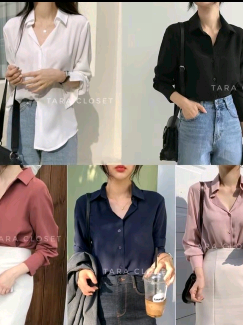 IT022 All Size TARA Shirt เสื้อเชิ้ต #พิกัดในตะกร้า #แม่ค้าออนไลน์ #CapCut 