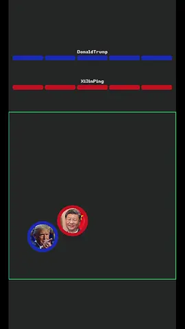 BATTLE OF PRESIDENTS 🇺🇸🇨🇳#satisfying #adhdtiktok #2dsimulation #StressRelief #asmrvideo