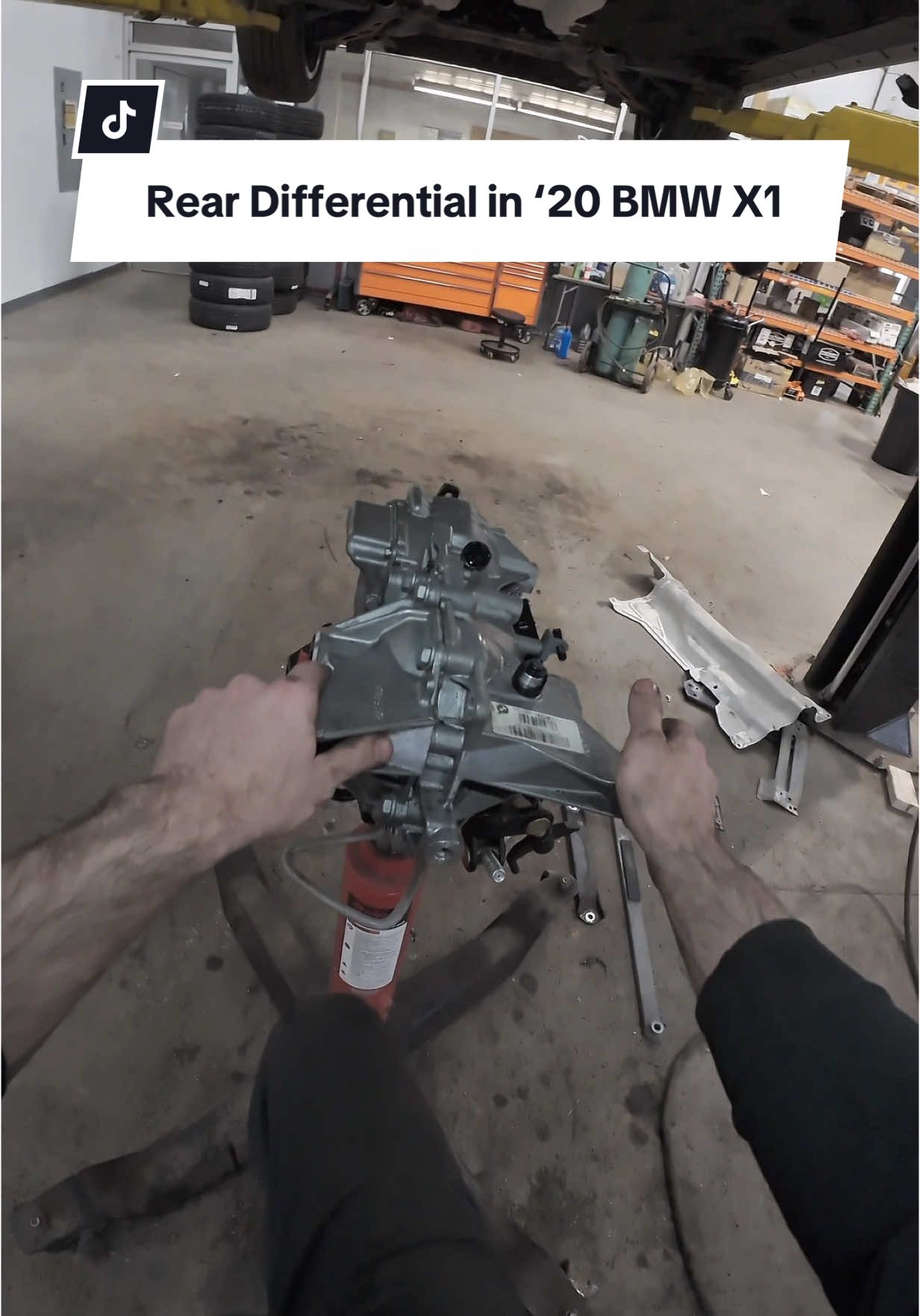 Top tier automotive entertainment. #automotive #harrisenco #snapon #rokform #automotivetechnician #mechanicsoftiktok #mechanic #pov #cars #painandsufferingsimluator #bmw #x1 #diff #differential