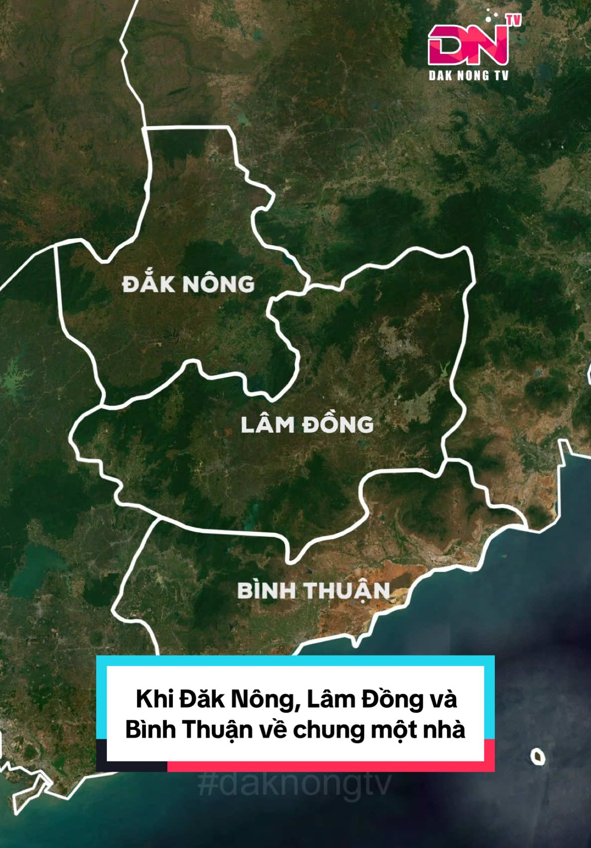 Khi Đăk Nông, Lâm Đồng và Bình Thuận về chung một nhà, mọi người đang chờ đón điều gì nào? #daknongtv #sapnhaptinh #daknong #lamdong #binhthuan #xuhuong 