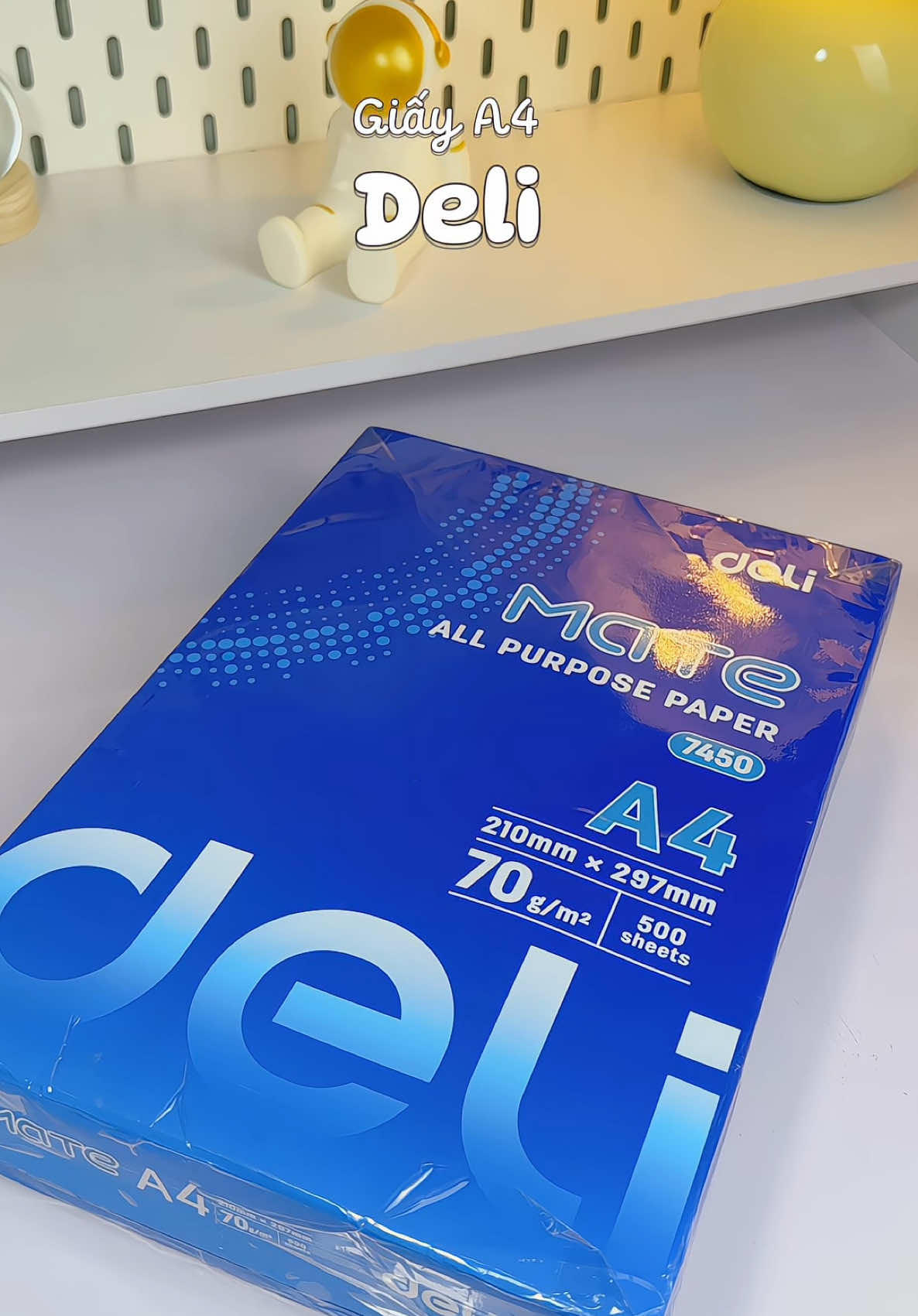 Giấy a4 - 500 tờ Deli #giaya4 #deli #giayve #giayin 