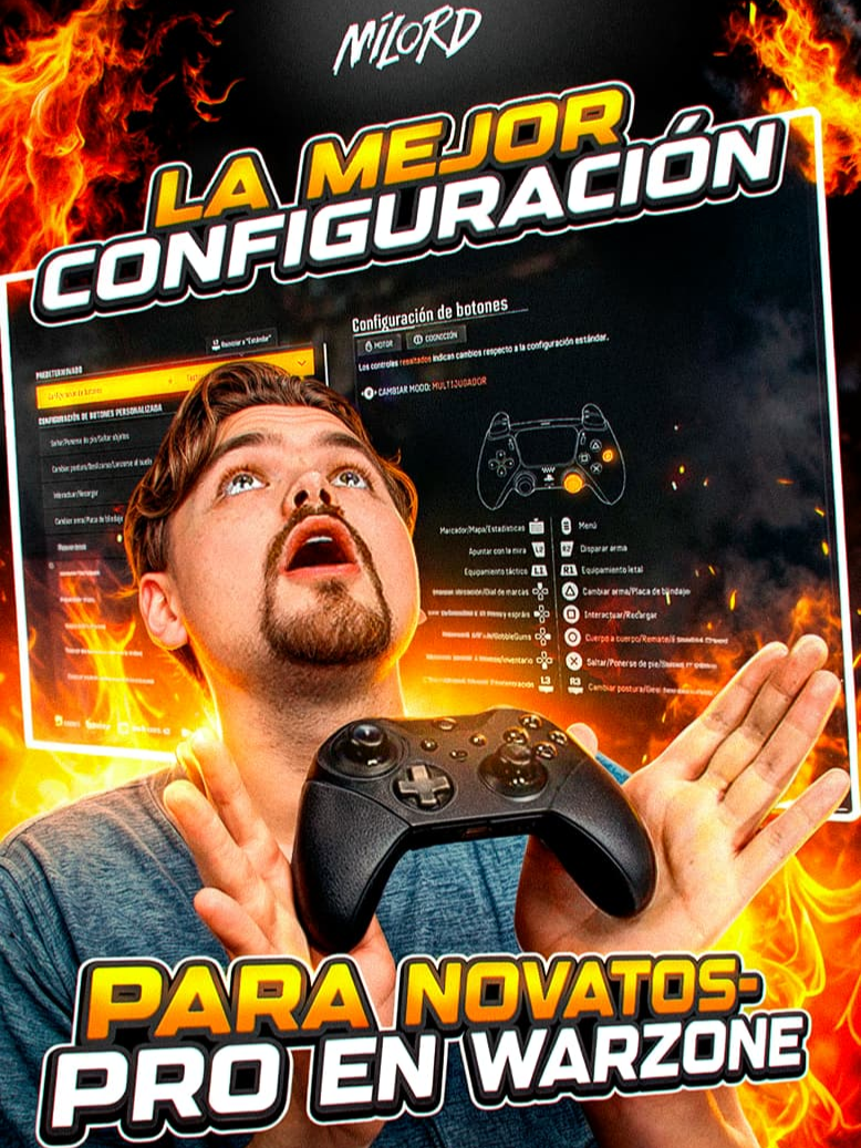 La MEJOR CONFIGRACION para Warzone 2025 🔥  #warzone #warzonecod #warzoneclips #warzonelatino #warzonegameplay