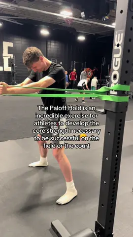 The Paloff Hold #athletetraining #speedtraining #sportsperformance #strengthtraining #HUSTLE 