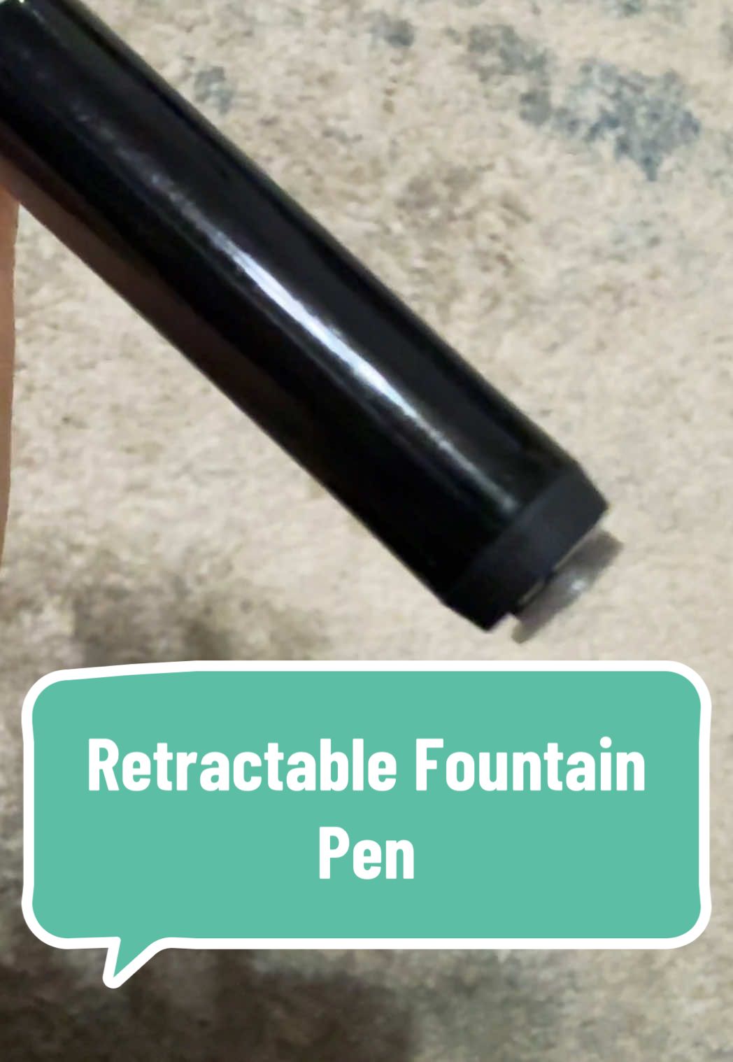 You’ve seen click pens… but have you seen a clickable fountain pen? This just changed the writing game. #S#StationeryTokF#FountainPenLoveP#PenAddictW#WritingAestheticR#RetractableFountainPenP#PenTokS#SatisfyingClicksL#luxurystationery #deskgoals#tiktokmademebuyit #fypシ 