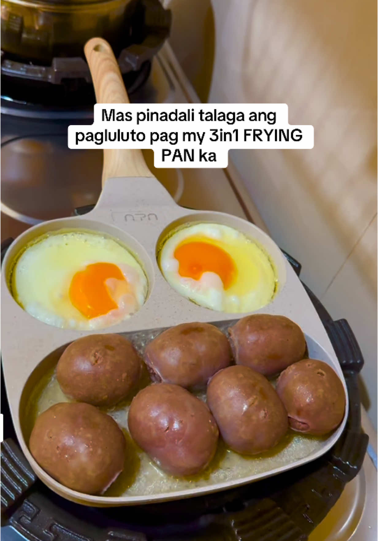 3in1 frying pan / egg frying pan #fryingpan #eggfryingpan #3in1eggfryingpan #nonstick #nonstickpan #eggpan 