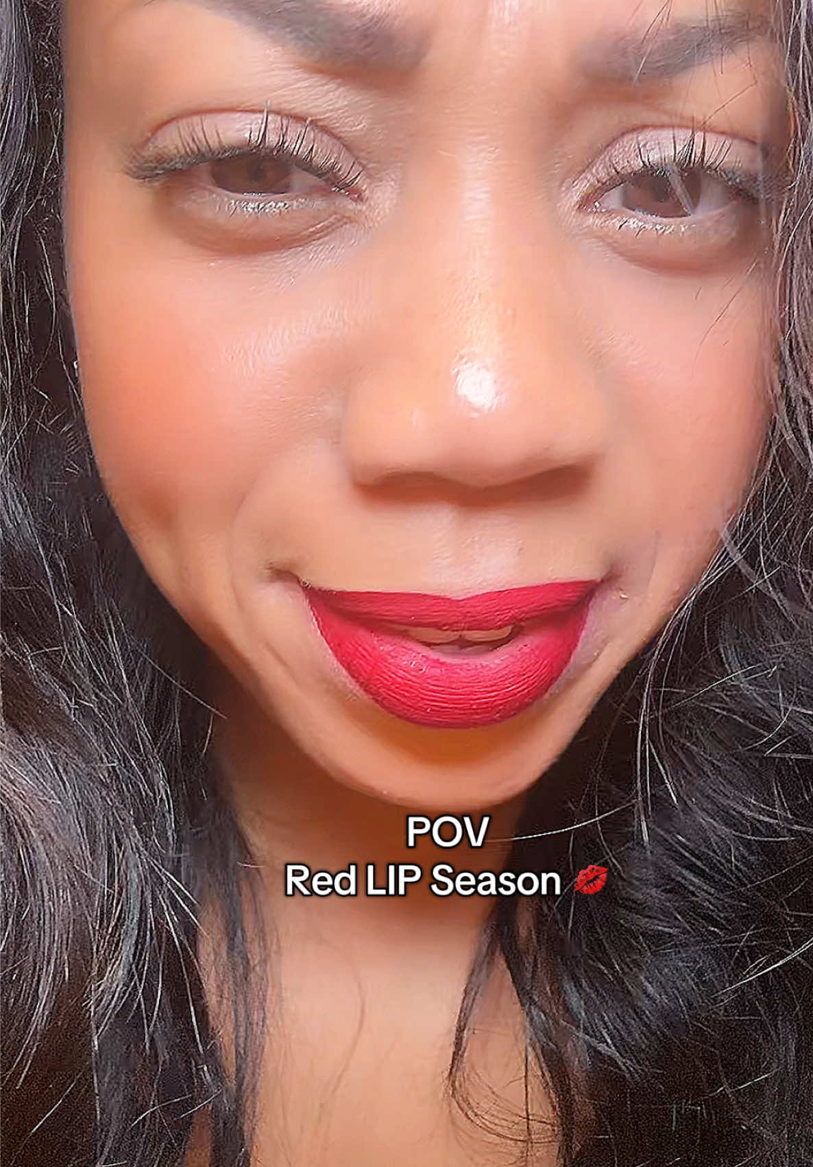 This is bawse lady by the lip bar! The best red lip gloss with a matte finish! #redlipgloss #BeautyTok #lipcombo #thelipbar @thelipbar #creatorsearchinsights 