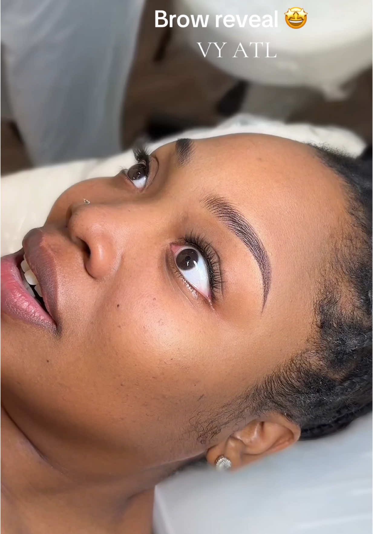 Brow reveal today 😍. Thank you so much for trusting me with your brows ❤️❤️  ✨NANO COMBO BROWS ✨ #browreveal #atlantabrows #nanobrows #microblading #fyp #atlanta #pmubrows #browartist 