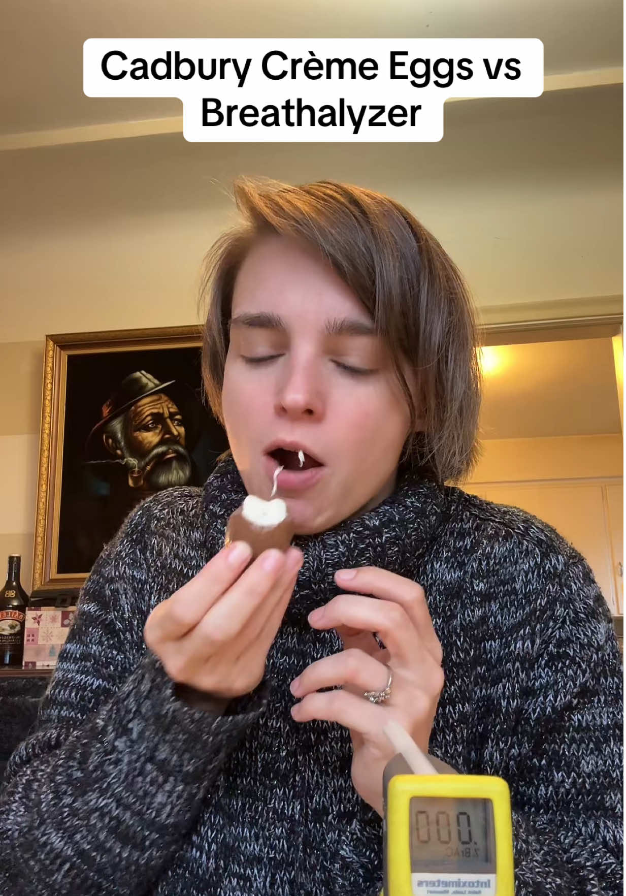 Will eating Cadbury cream eggs cause a breathalyzer to register a reading? A lot of people think that sugar alcohol can cause such a reading, and Cadbury cream eggs or nothing if not sugary  #L#LawyerL#LegalAdviceD#DrivingD#DrivingLawB#BreathalyzerB#BreathalyzerExperimentS#ScienceS#SugarC#CadburyC#CadburyCreamEggsE#EasterE#EasterChocolateE#EasterCandy